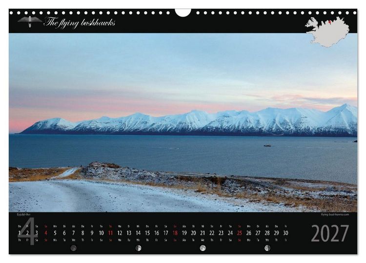 Produktbild: Island Blickwinkel 2027 (Wandkalender 2027 DIN A3 quer), CALVENDO Monatskalender
