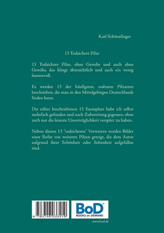 Produktbild: 13 Todsichere Pilze