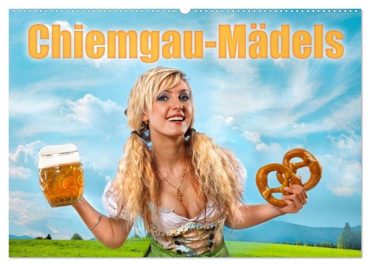 Produktbild: Chiemgau-M&auml;dels (Wandkalender 2026 DIN A2 quer), CALVENDO Monatskalender