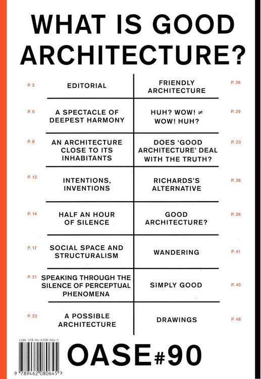 Produktbild: Oase 90 What Is Good Architect
