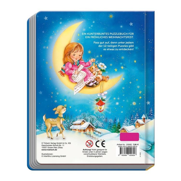 Produktbild: Tr&ouml;tsch Puzzlebuch Weihnachten