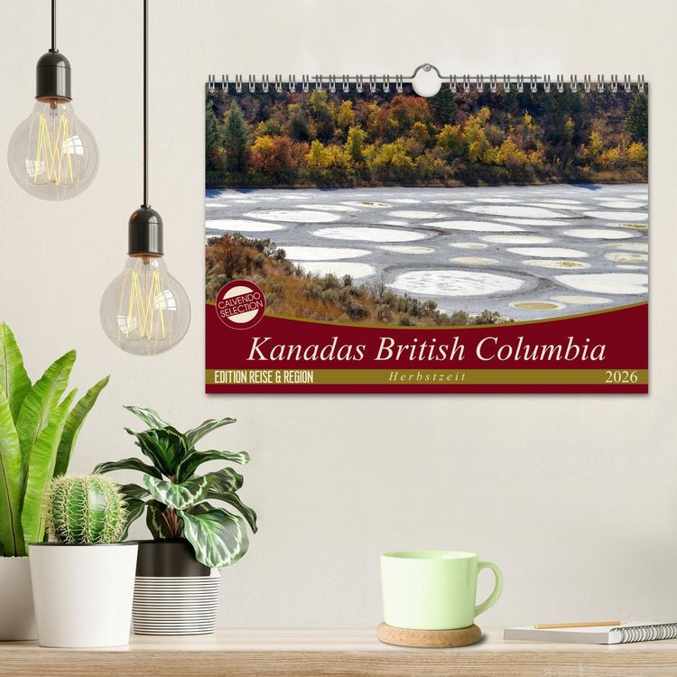Produktbild: Kanadas British Columbia - Herbstzeit (Wandkalender 2026 DIN A4 quer), CALVENDO Monatskalender