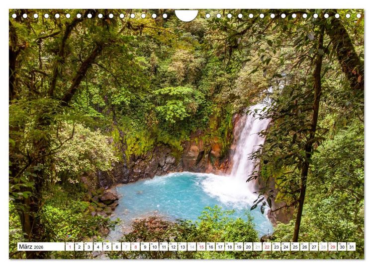 Produktbild: Costa Rica (Wandkalender 2026 DIN A4 quer), CALVENDO Monatskalender