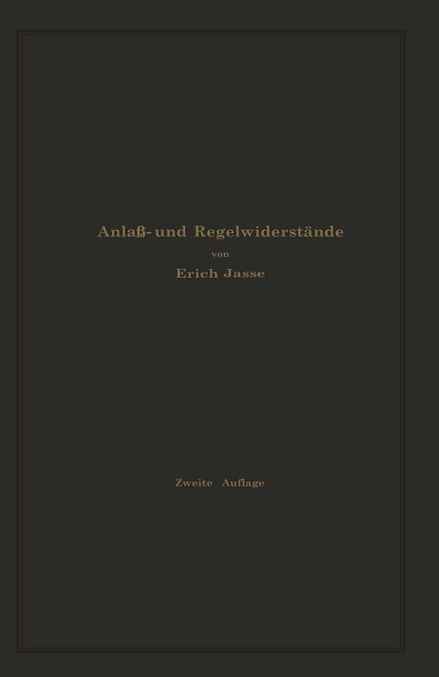Produktbild: Anla&szlig;- und Regelwiderst&auml;nde