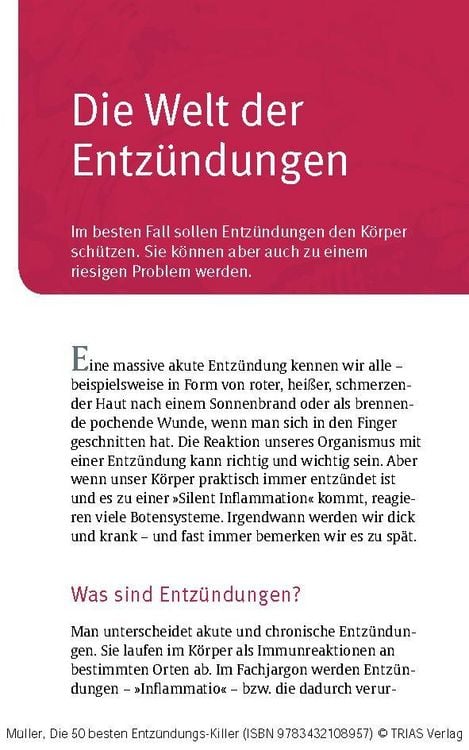 Produktbild: Die 50 besten Entz&uuml;ndungs-Killer