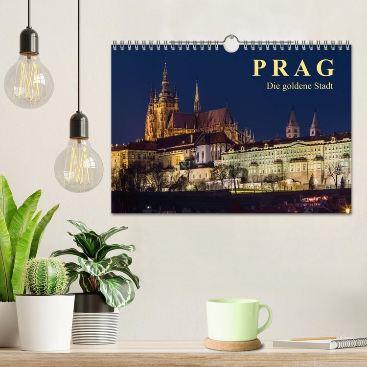 Produktbild: Prag - die goldene Stadt (Wandkalender 2026 DIN A4 quer), CALVENDO Monatskalender