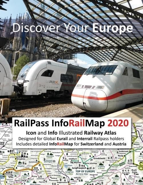 Produktbild: RailPass InfoRailMap 2020 - Discover Your Europe