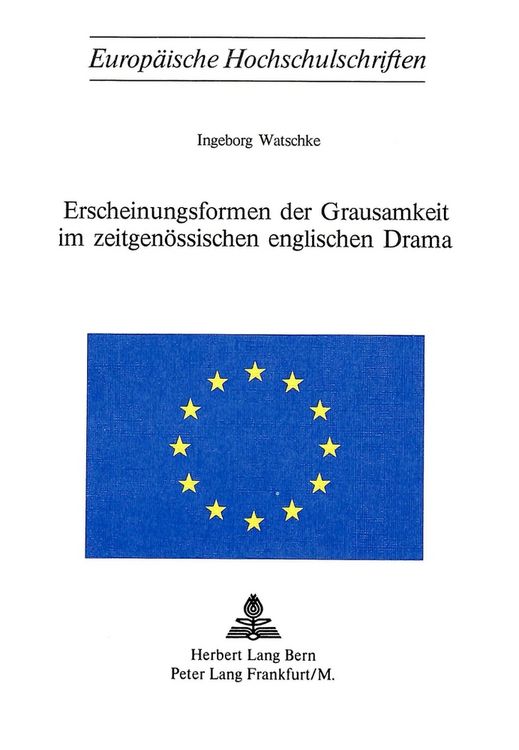 Produktbild: Erscheinungsformen der Grausamkeit im zeitgen&ouml;ssischen englischen Drama