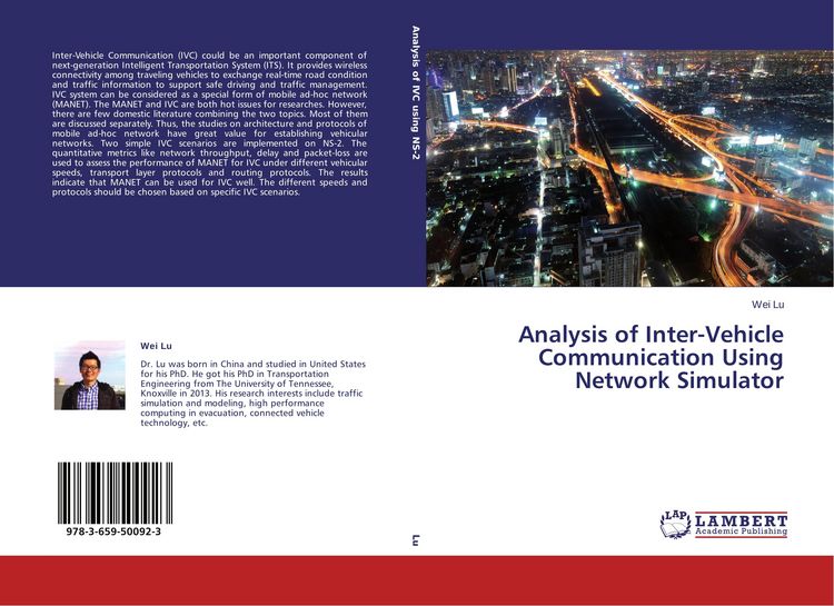 Produktbild: Analysis of Inter-Vehicle Communication Using Network Simulator
