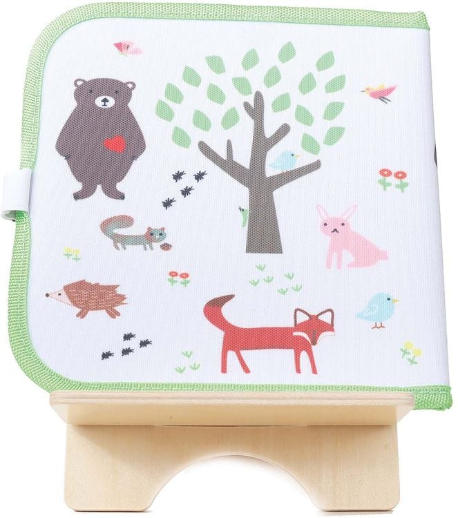 Produktbild: Jaq Jaq Bird - Kreidemalbuch Set mit 4 Kreiden Wald
