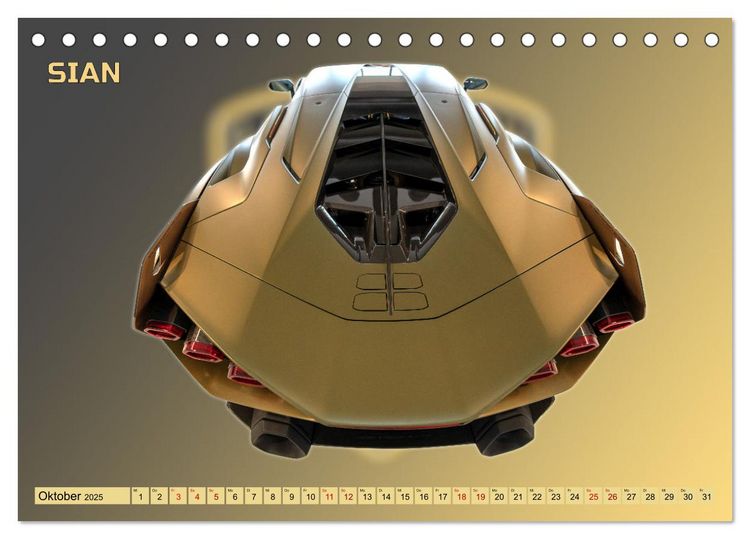Produktbild: Ikonen der Automobilkunst (Tischkalender 2025 DIN A5 quer), CALVENDO Monatskalender