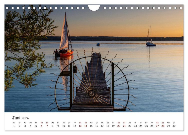 Produktbild: Einzigartige Seen in Bayern (Wandkalender 2026 DIN A4 quer), CALVENDO Monatskalender