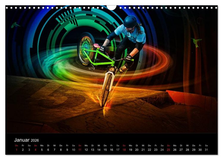 Produktbild: BMX My Life (Wandkalender 2026 DIN A3 quer), CALVENDO Monatskalender