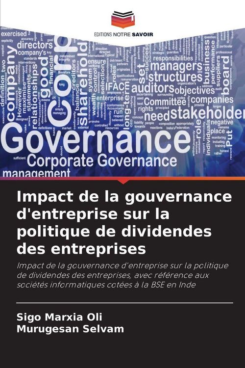 Produktbild: Impact de la gouvernance d'entreprise sur la politique de dividendes des entreprises