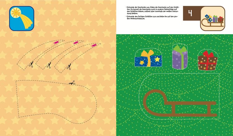 Produktbild: Das Adventskalender-Verbastelbuch f&uuml;r die Allerkleinsten. Schneiden und Kleben. Mit XXL-Poster