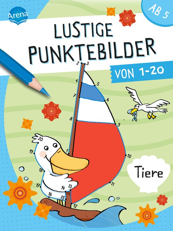 Produktbild: Lustige Punktebilder von 1-20. Tiere