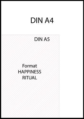 Produktbild: Happiness Tagebuch | Dein t&auml;gliches Ritual f&uuml;r mehr Gl&uuml;ck und Dankbarkeit | 3 Minuten f&uuml;r Achtsamkeit mit Ritualen f&uuml;r morgens und abends | Gl&uuml;ckstagebuch | daily journal