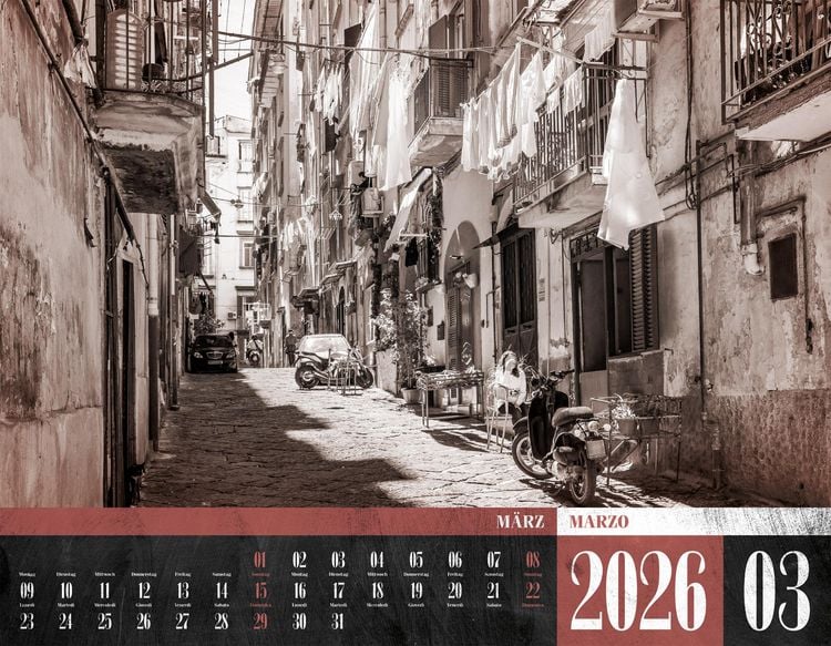 Produktbild: La Dolce Vita Kalender 2026 | Italienische Lebensart