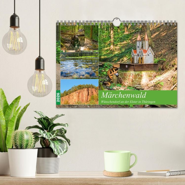 Produktbild: M&auml;rchenwald W&uuml;nschendorf an der Elster in Th&uuml;rigen (Wandkalender 2026 DIN A4 quer), CALVENDO Monatskalender