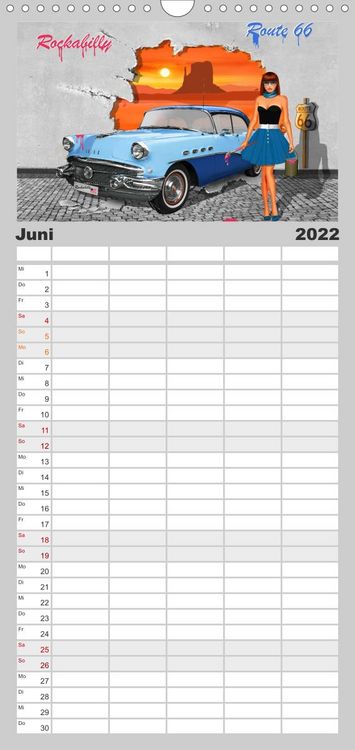 Produktbild: Familienplaner Street-Art in Digital-Art by Mausopardia (Wandkalender 2022 , 21 cm x 45 cm, hoch)