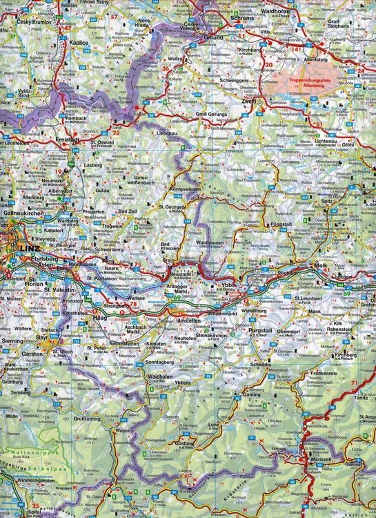 Produktbild: Strassenkarte &Ouml;sterreich