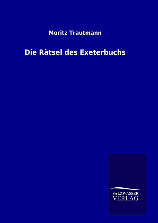 Produktbild: Die R&auml;tsel des Exeterbuchs