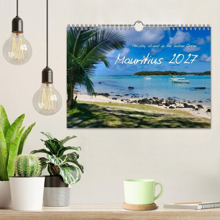 Produktbild: Mauritius - Holiday island in the Indian Ocean (Wall Calendar 2027 DIN A4 landscape), CALVENDO 12 Month Wall Calendar