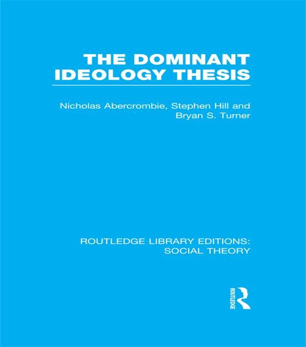 Produktbild: The Dominant Ideology Thesis