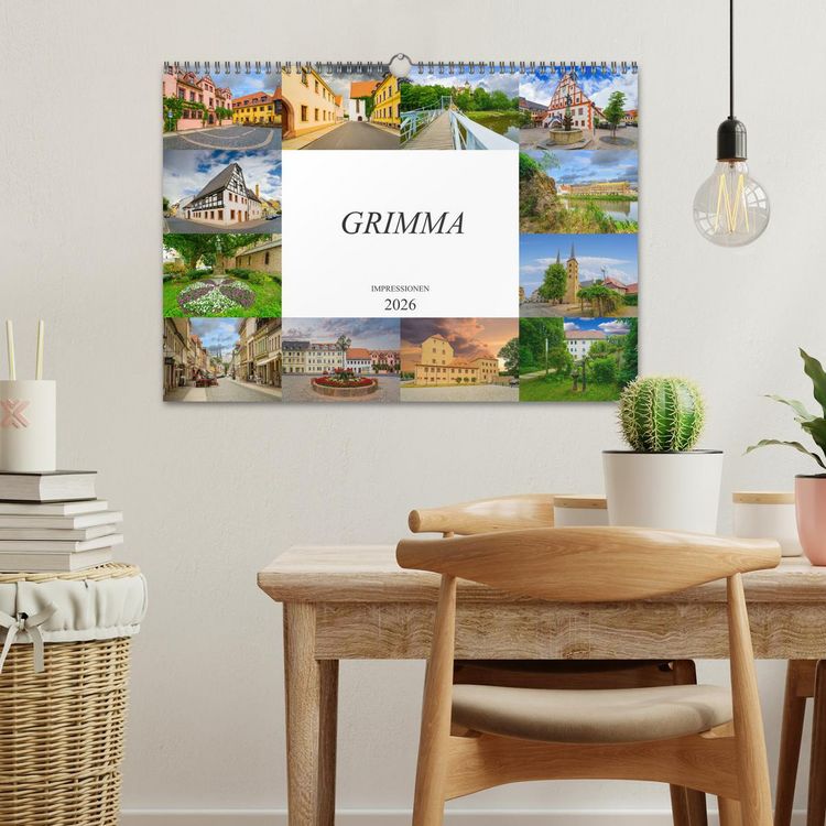 Produktbild: Grimma Impressionen (Wandkalender 2026 DIN A3 quer), CALVENDO Monatskalender