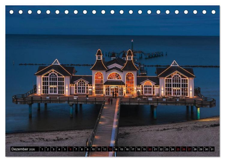 Produktbild: Entdeckungen auf der Insel R&uuml;gen (Tischkalender 2026 DIN A5 quer), CALVENDO Monatskalender
