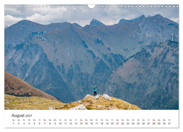 Produktbild: Naturwunder Berge (Wandkalender 2027 DIN A3 quer), CALVENDO Monatskalender