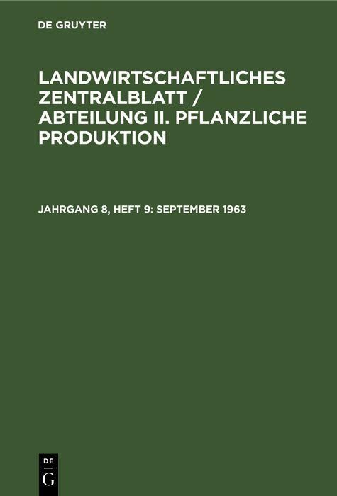 Produktbild: September 1963