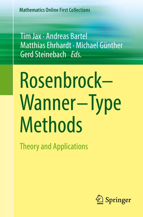 Produktbild: Rosenbrock&mdash;Wanner&ndash;Type Methods