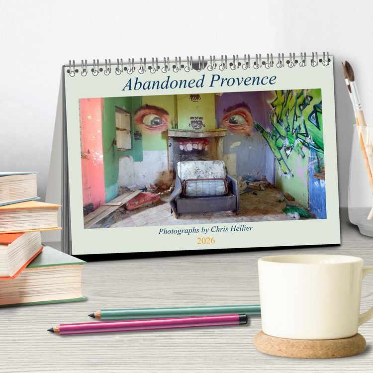 Produktbild: Abandoned Provence (Desk Calendar 2026 DIN A5 landscape), CALVENDO 12 Month DeskCalendar