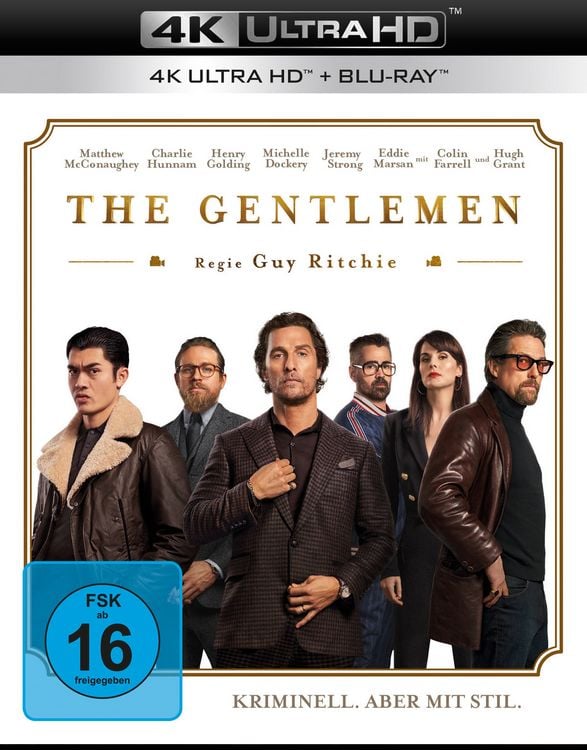 Produktbild: The Gentlemen (4K Ultra HD) (+ Blu-ray 2D)