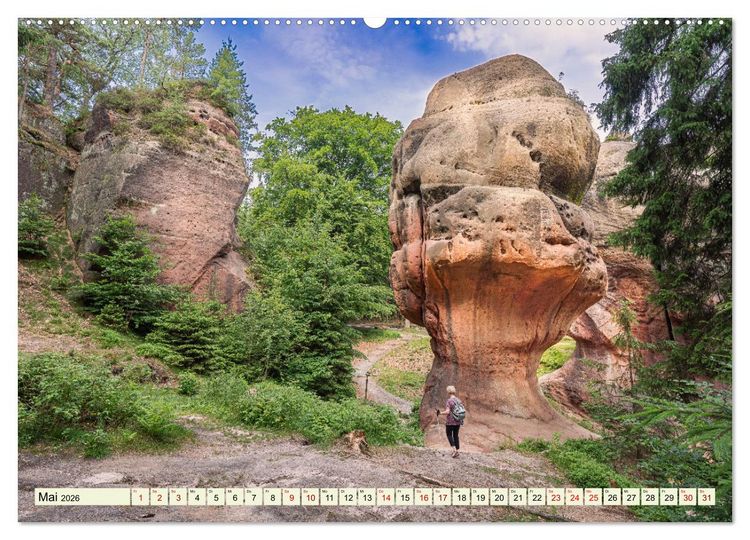 Produktbild: Zittauer Gebirge-Urlaubsromantik und Wanderparadies (hochwertiger Premium Wandkalender 2026 DIN A2 quer), Kunstdruck in Hochglanz