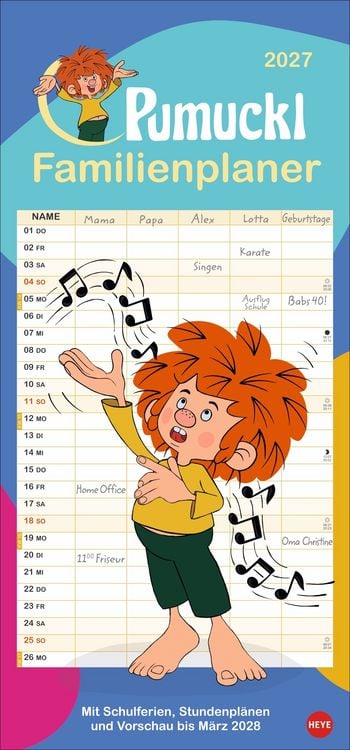 Produktbild: Pumuckl Familienplaner 2027