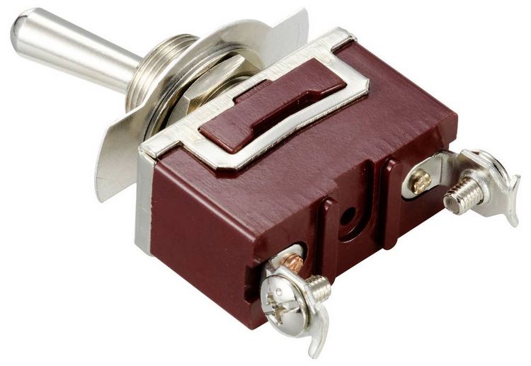 Produktbild: TRU COMPONENTS TC-12819620 Kippschalter 250 V/AC 15A 1 x Ein/Aus rastend 1St.