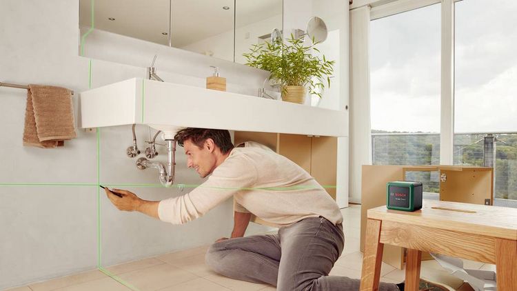 Produktbild: Bosch Home and Garden Quigo Green II Kreuzlinienlaser Reichweite (max.): 12m