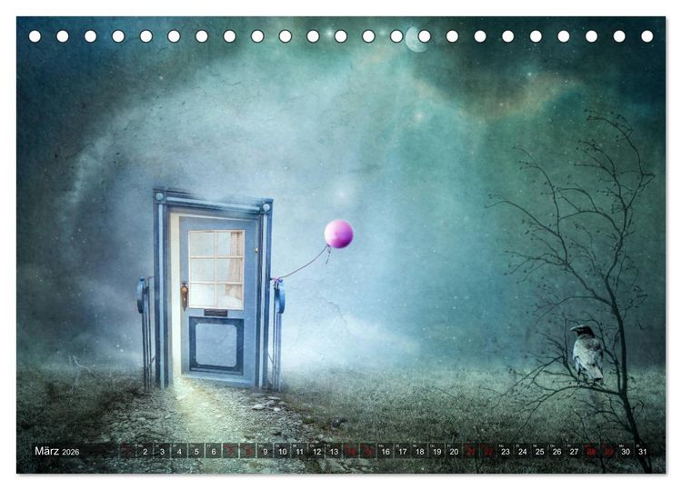 Produktbild: Willkommen im Reich der Fantasie (Tischkalender 2026 DIN A5 quer), CALVENDO Monatskalender