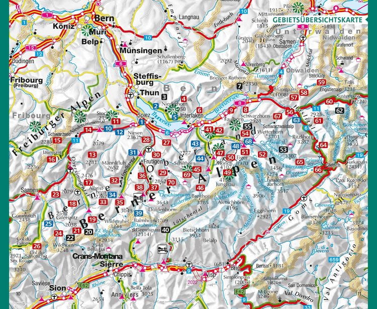 Produktbild: K&uuml;mmerly+Frey Wanderf&uuml;hrer Berner Oberland