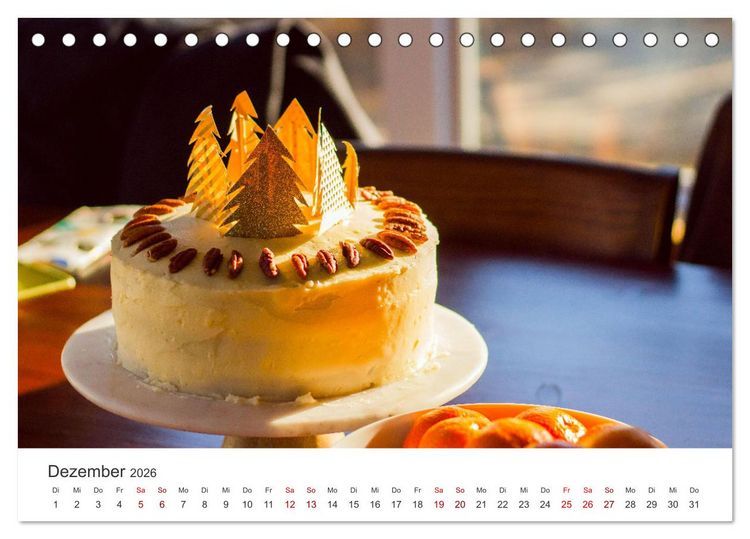 Produktbild: K&ouml;stliche Kuchen (Tischkalender 2026 DIN A5 quer), CALVENDO Monatskalender