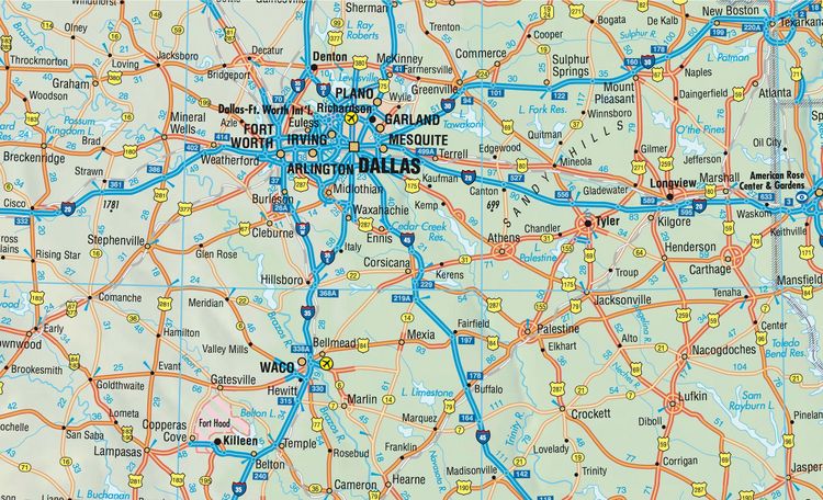 Produktbild: USA Interstate, Borch Map