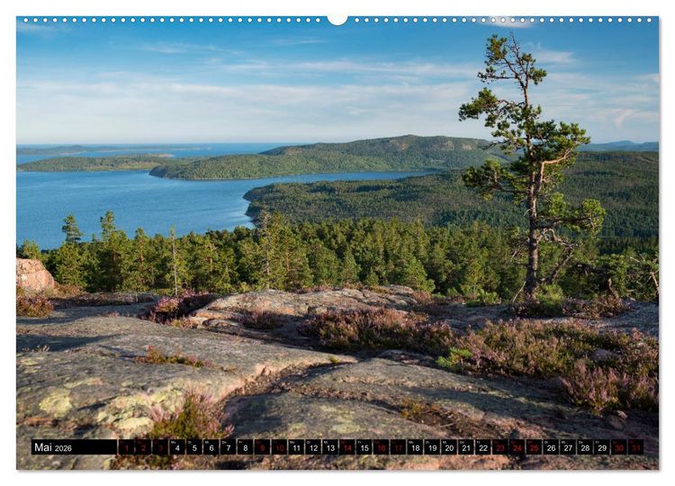 Produktbild: Skandinavische Horizonte (hochwertiger Premium Wandkalender 2026 DIN A2 quer), Kunstdruck in Hochglanz
