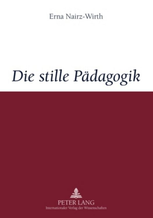 Produktbild: Die stille P&auml;dagogik