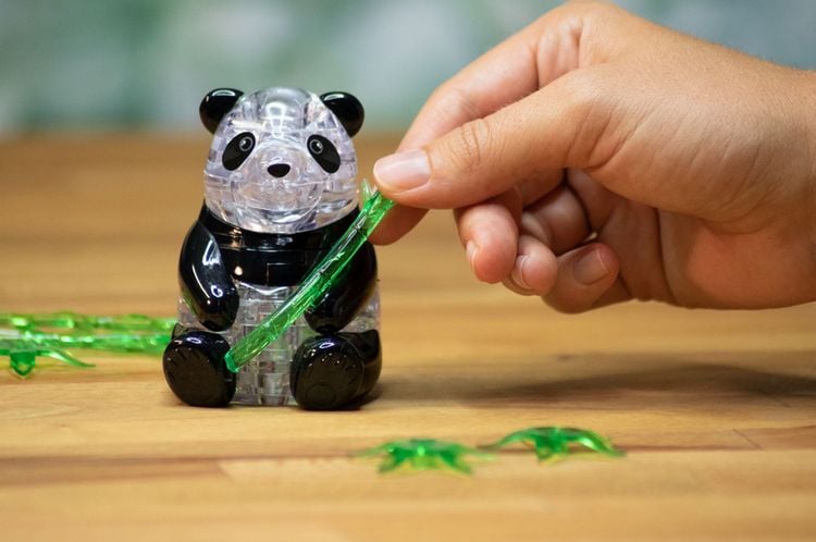 Produktbild: Crystal Puzzle - Pandapaar - 51 Teile
