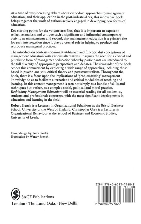 Produktbild: Rethinking Management Education