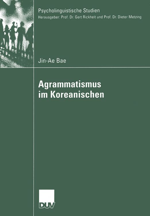 Produktbild: Agrammatismus im Koreanischen