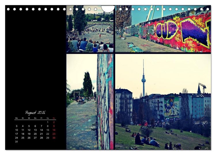 Produktbild: BERLIN horizontal (Wandkalender 2026 DIN A4 quer), CALVENDO Monatskalender