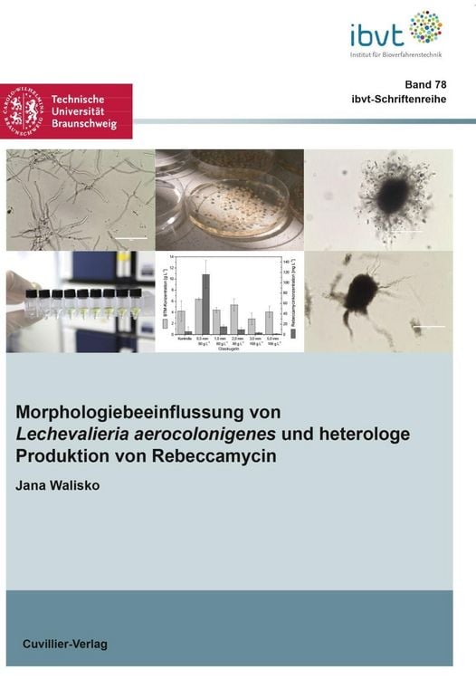 Produktbild: Morphologiebeeinflussung von Lechevalieria aerocolonigenes und heterologe Produktion von Rebeccamycin